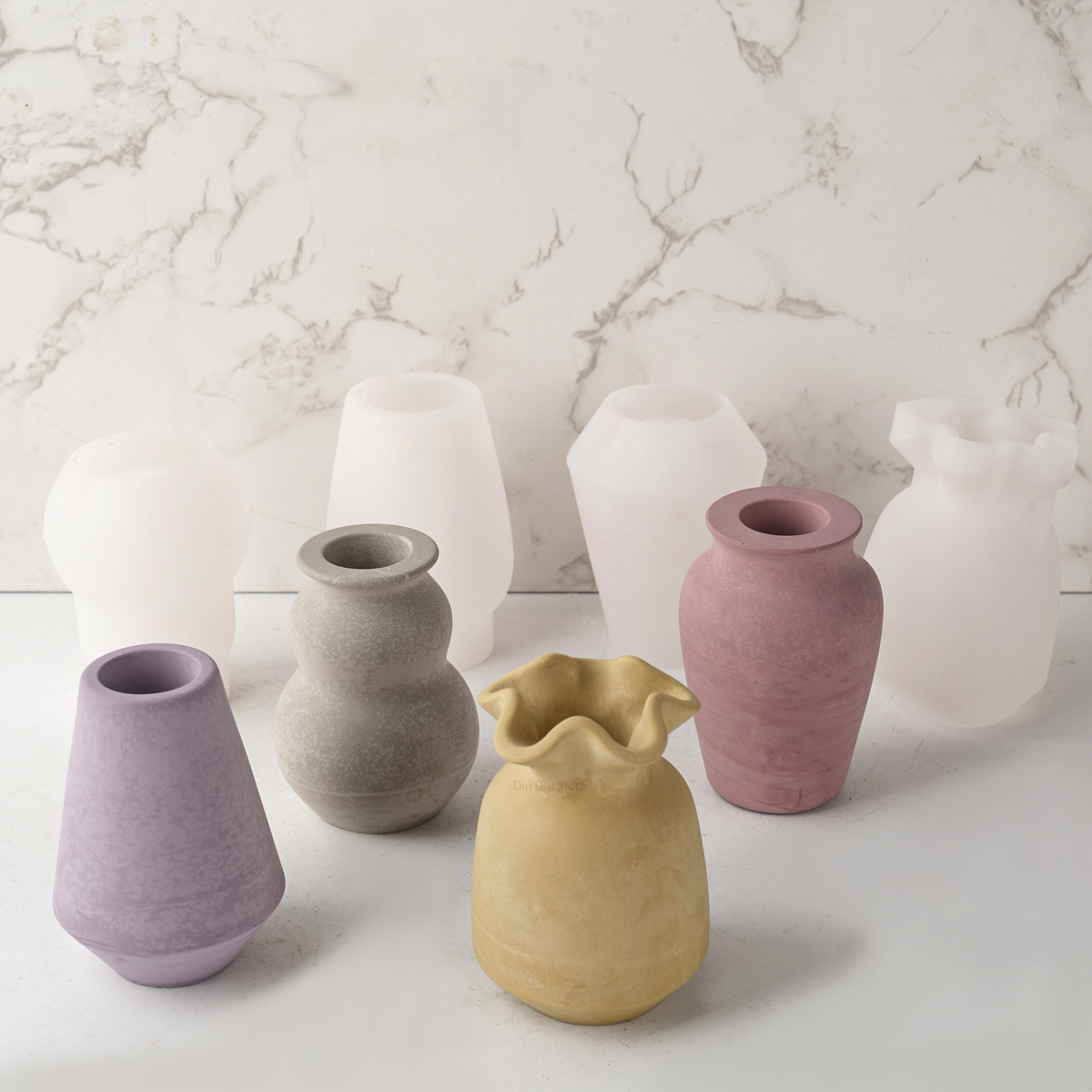 Potsticker Mold - Nieuwe Ronde Mond Vaas Siliconen Mal