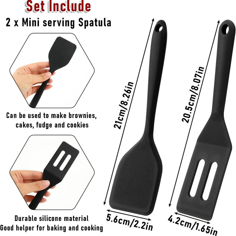 2 Stuks Mini Siliconen Brownie - Okonomiyaki Spatula recensie en prijs