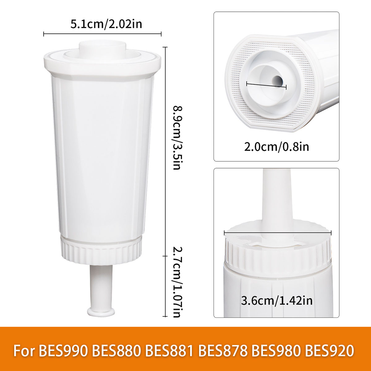 BES880 Waterfilter Gebruikt Vo - Breville Espresso Barista Touch recensie en prijs